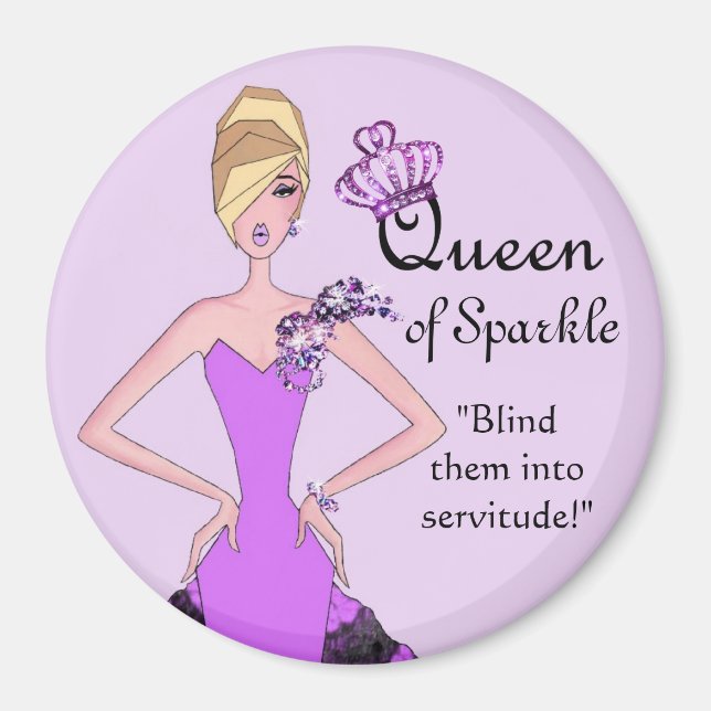Imã "Rainha de Sparkle" Cegou-Os À Serenidade! (Frente)