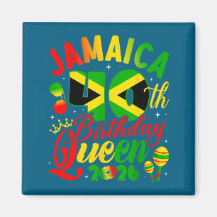 Imã Rainha do 40º Aniversário Garota Jamaica Festa Com