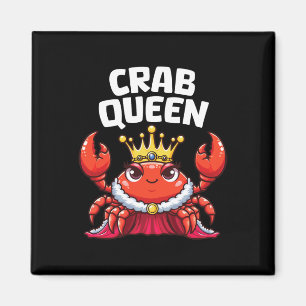 Imã Rainha do Caranguejo Humoroso Frutos do Mar Caça d