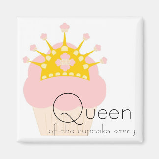 Imã rainha do exército cupcake