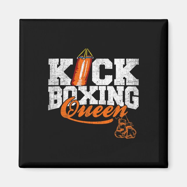 Imã Rainha do Kickboxing Treino de Kickboxer Gráfico  (Frente)