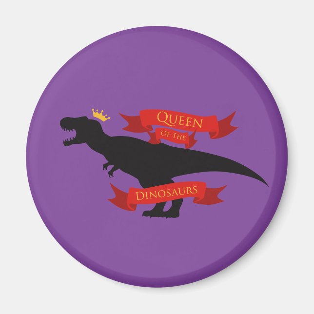 Imã Rainha dos Dinossauros (Frente)