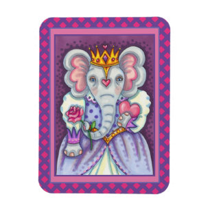 ÍMÃ RAINHA ELEFANTE DE CORAÇÕES E NAMORADOS ROYAIS ROS