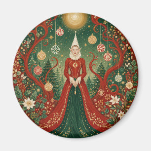 Imã Rainha Elfa da Floresta Enluarada de Natal