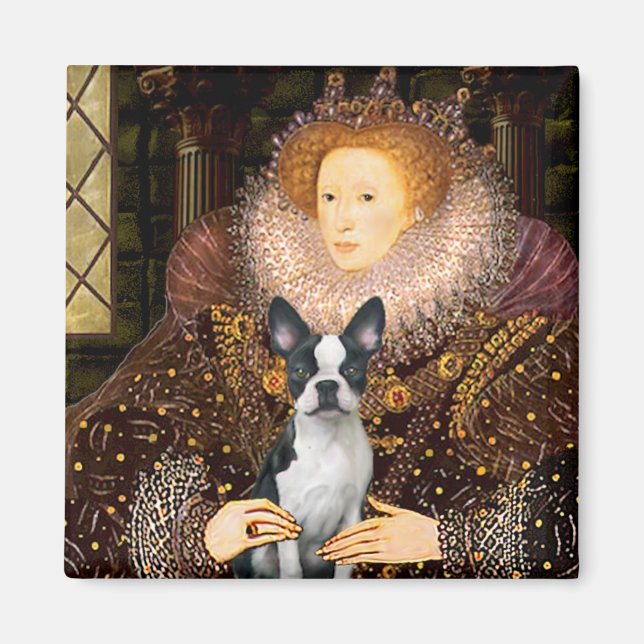 Imã Rainha Elizabeth I - Boston T #1 (Frente)