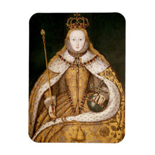 Ímã Rainha Elizabeth I em Robes de coroação
