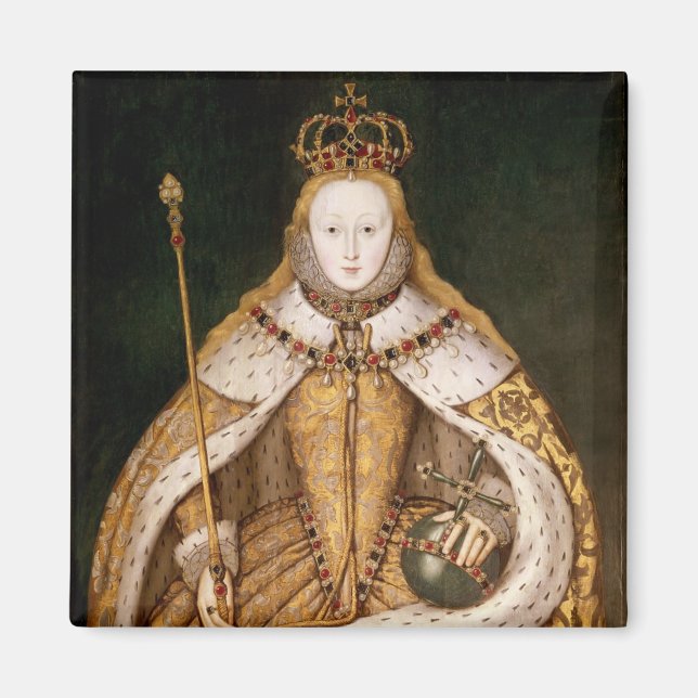 Imã Rainha Elizabeth I em Robes de coroação (Frente)