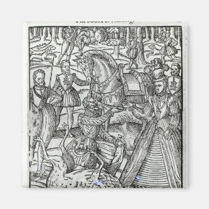 Imã Rainha Elizabeth I numa caçada de escadas