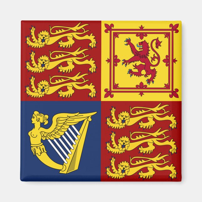 Imã Rainha Elizabeth II Magnet Real Standard (Frente)