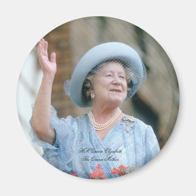 Imã Rainha Elizabeth, Rainha Mãe 1985 (Frente)