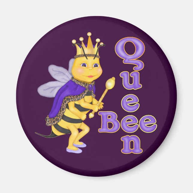 Imã Rainha Engraçada Bee (Frente)