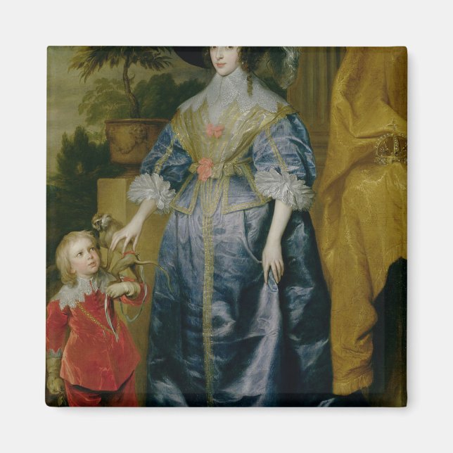Imã Rainha Henrietta Maria e sua anã (Frente)