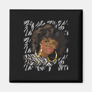 Imã Rainha Negra Magia Afro Cabelo Amor Afro-Americano