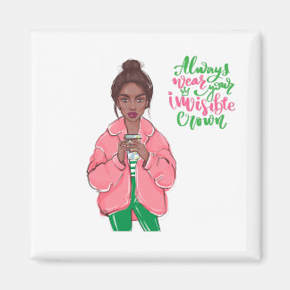 Imã Rainha Rosa e Verde