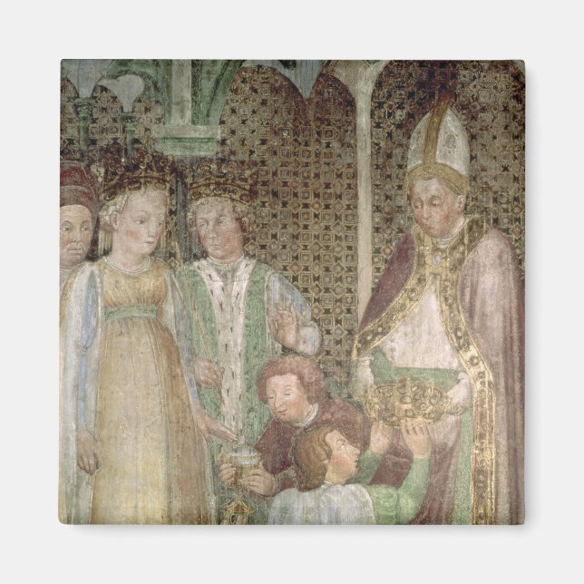 Imã Rainha Theodolinda e Papa Gregório o Excelente (Frente)