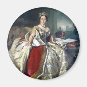 Imã Rainha Victoria do retrato de Franz Winterhalter