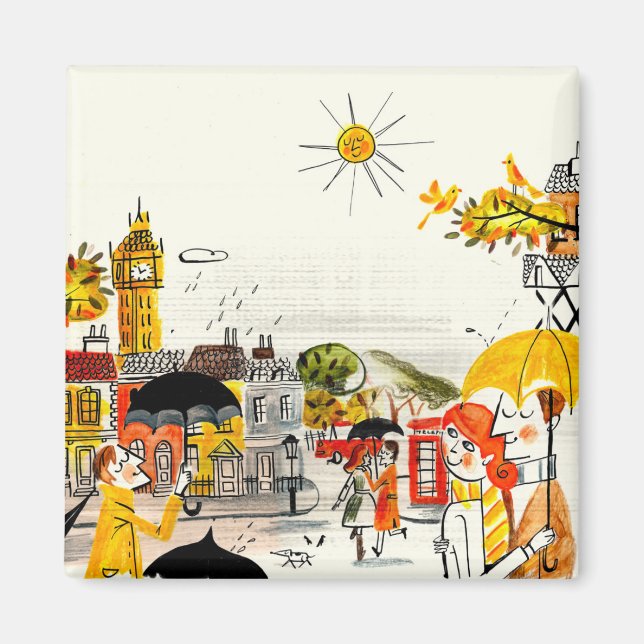 Imã Rainy Day em Londres (Frente)