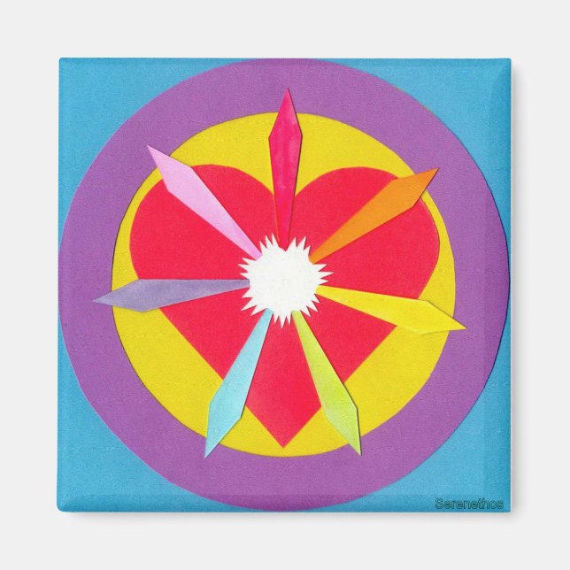 Imã Raios do Coração (Frente)