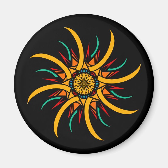 Imã raios solares (Frente)