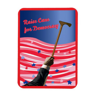 Ímã Raise Cane Democracy Magnet