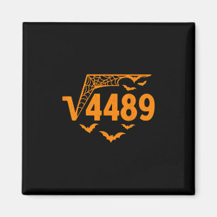 Imã Raiz Quadrada 4489 Meme Divertido de Halloween 67