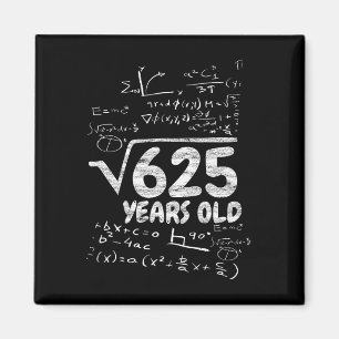 Imã Raiz Quadrada De 625 Anos De Idade - Matemática Di