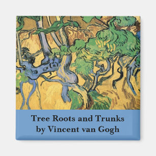 Imã Raízes e Troncos de Árvores por Vincent van Gogh