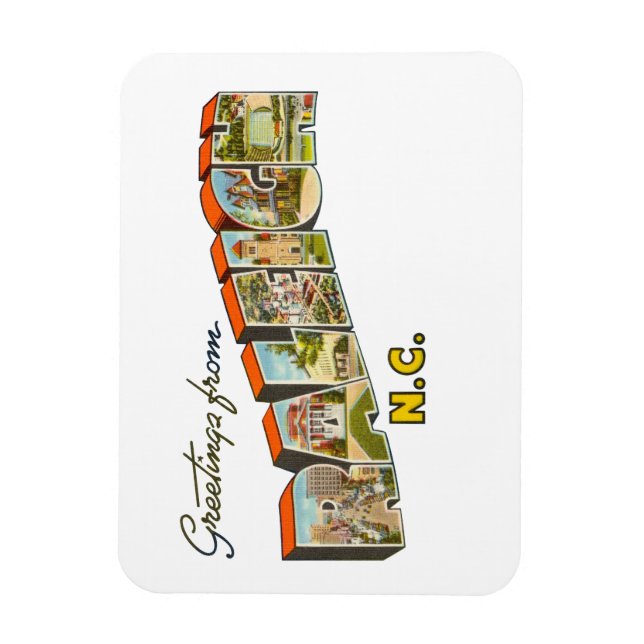 Ímã Raleigh NC (Vertical)