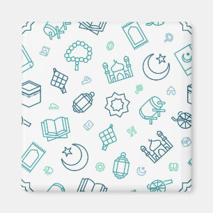 Imã Ramadan Doodles Magnet