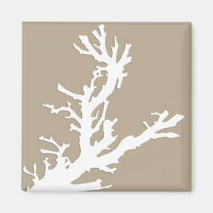Imã Ramal coral - branco no tan