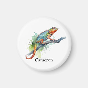 Imã Ramal das Cores: Arte de Chameleon, personalização