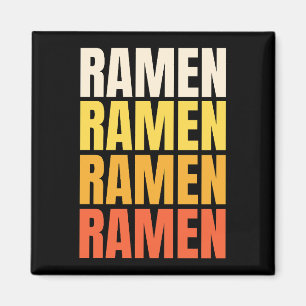 Imã Ramen design de texto