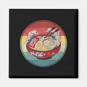 Imã Ramen Retro Style Vintage Anime Gift Girl Japonês
