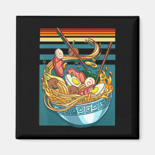 Imã Ramen Style Vintage Anime Comida Japonês Dons Girl