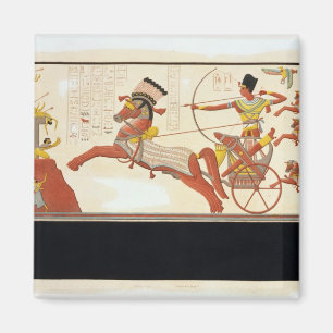 Imã Ramesses II (1279-13 BC) na batalha de Kadesh,