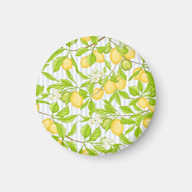 Imã Ramificação da árvore de limão: padrão sem costura (Frente)