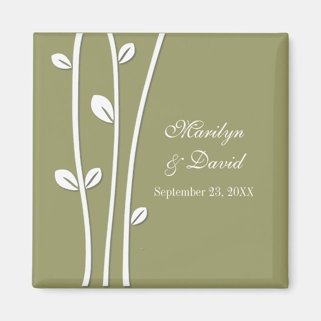 Imã Ramificações brancas salgadas (Frente)