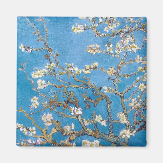 Imã Ramificações com Almond Blossom Van Gogh (Frente)