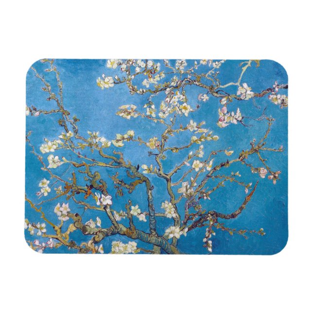 Ímã Ramificações com pintura de Almond Blossom Van Gog (Horizontal)