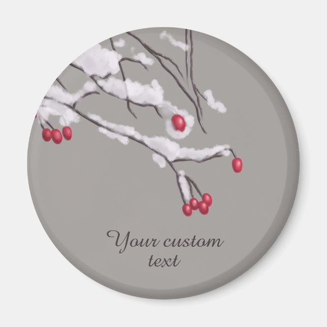 Imã Ramos das bagas do inverno no texto do costume da (Frente)