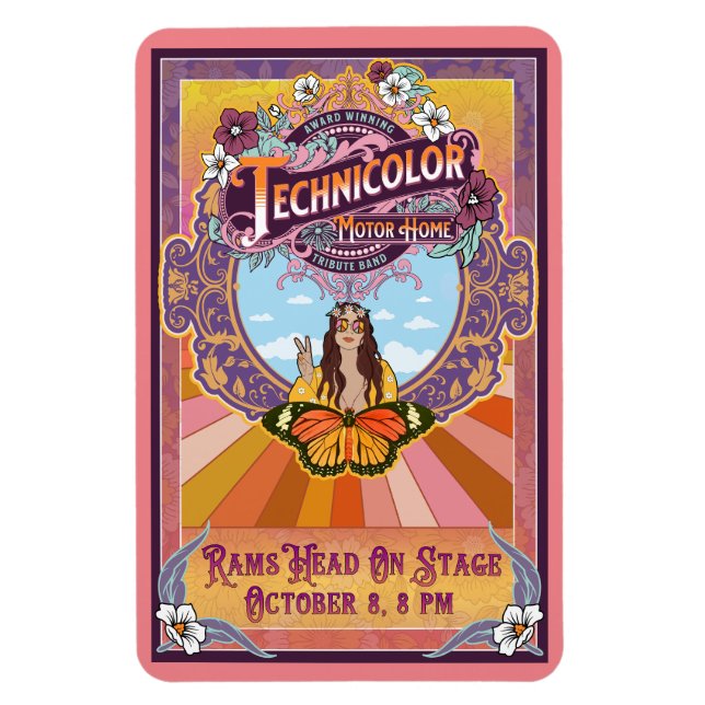 Ímã Rams Head 2023 Peace (Vertical)