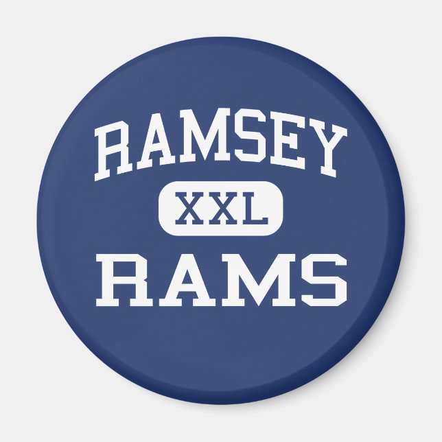 Imã Ramsey - Rams - Segundo grau - Ramsey New Jersey (Frente)