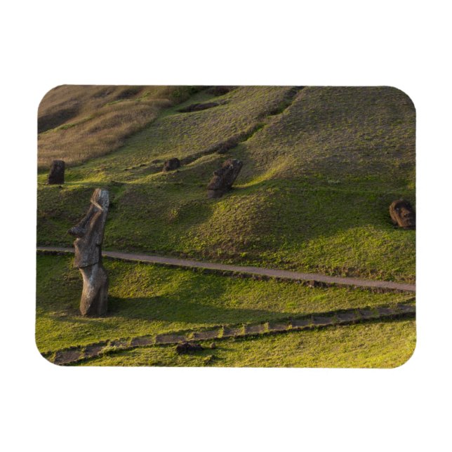 Ímã Rano Raraku, Rapa Nui, Ilha de Páscoa, Chile (Horizontal)