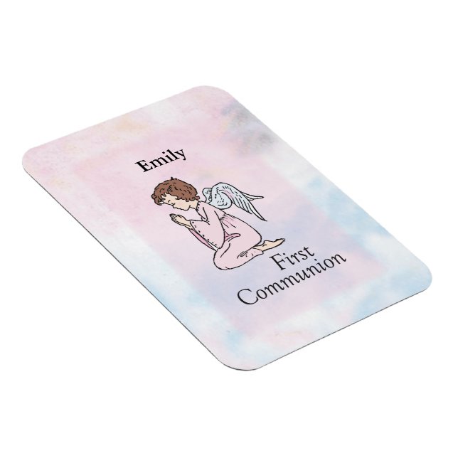 Ímã Rapariga, 1º Anjo da Comunhão (Lado Direito)