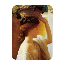 Ímã Rapariga com cesta de Fruta (por Frederic Leighton