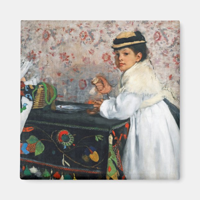 Imã Rapariga com chapéu, Edgar Degas (Frente)