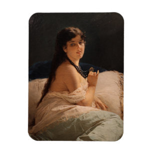 Ímã Rapariga com Medalhão (por Gerolamo Induno)