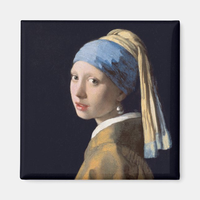 Imã Rapariga com pérolas a ouvir o Johannes Vermeer (Frente)
