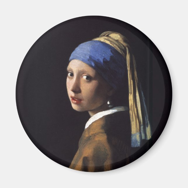 Imã Rapariga com pintura de orelha por Vermeer (Frente)