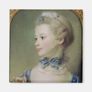 Imã Rapariga com um gato